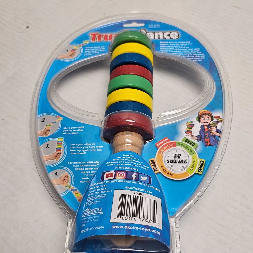 True Balance Stack To Solve Toy Kids STEM - Picture 10 of 11